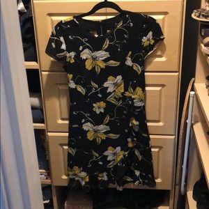 Bardot dress with open back